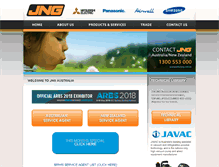 Tablet Screenshot of jng.com.au